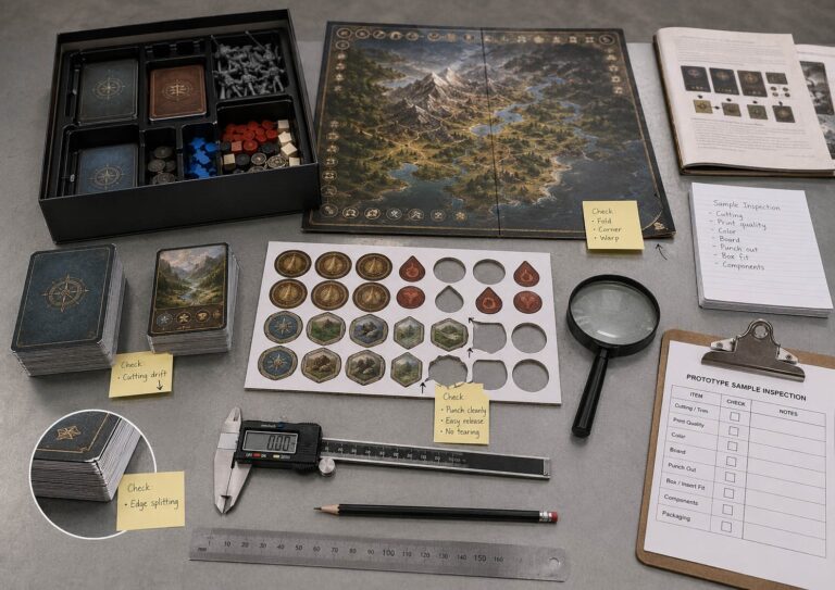 Prototype Printing Defects: Why Cards, Game Boards, and Punchboards Fail